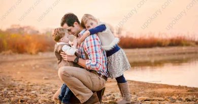 dad with kids