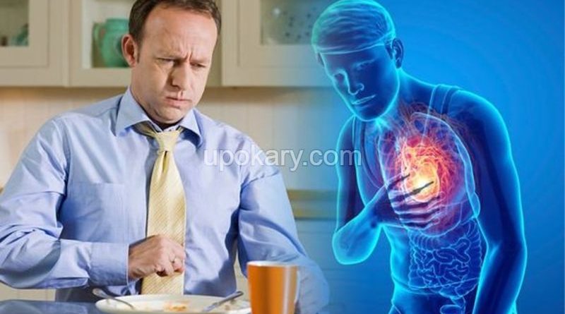 man with acidity