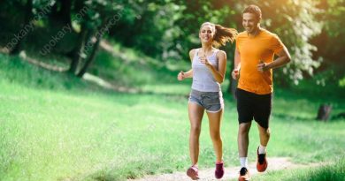 morning walk couple