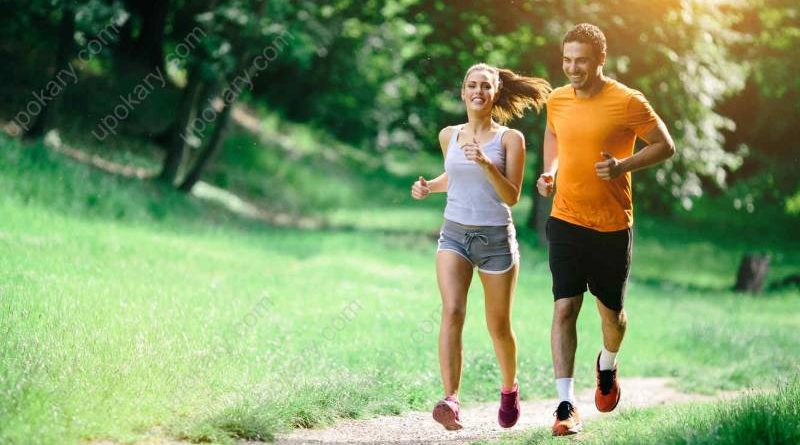 morning walk couple