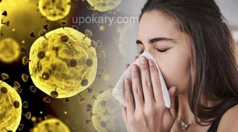 coronavirus girl sneezing