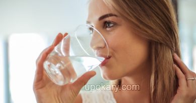woman drinking