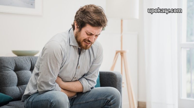 man with stomach