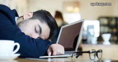 man asleep