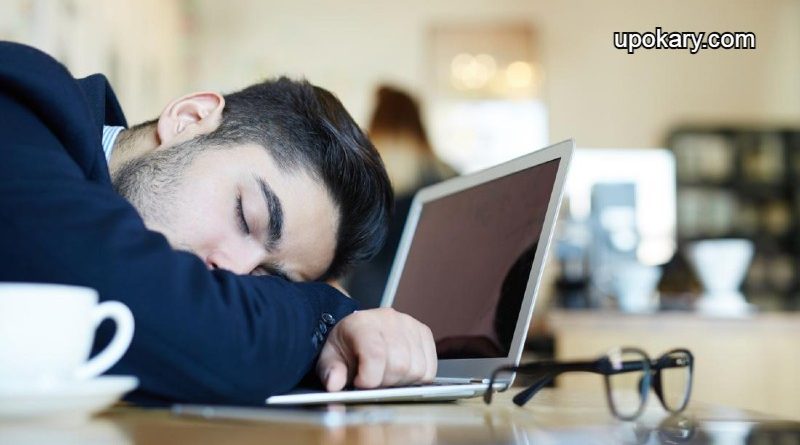 man asleep