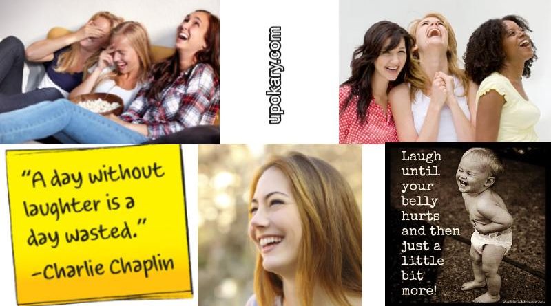 laughing